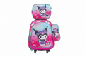 Tripack Mochila + lonchera + estuche Kuromi